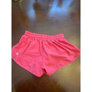 Lululemon Hotty Hot Lined Running Shorts Pink Size 6